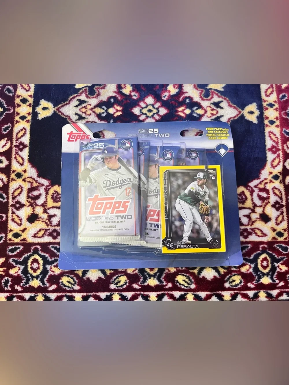 Topps Series Two sealed pack set w/ Luis Peralta card